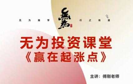 无为傅刚《赢在起涨点》寻底涨停战法视频讲座 - 中创网-中创网