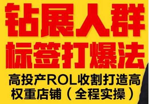 图片[1]-逐鹿《淘宝钻展人群标签打爆法》高投产ROL收割打造高权重店铺(全程实操) - 中创网-中创网