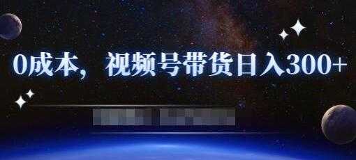 《零基础视频号带货赚钱项目》0成本0门槛轻松日入300+ - 中创网-中创网