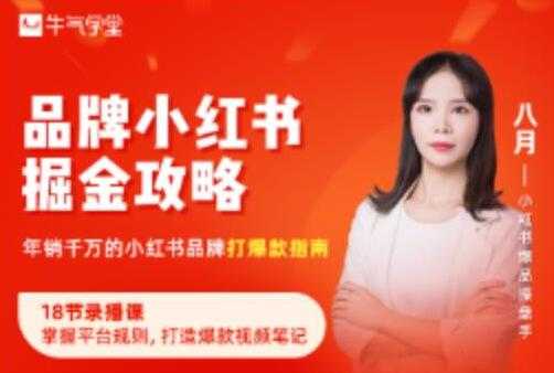 《品牌小红书掘金攻略》年销千万的小红书品牌打爆款指南 - 中创网-中创网