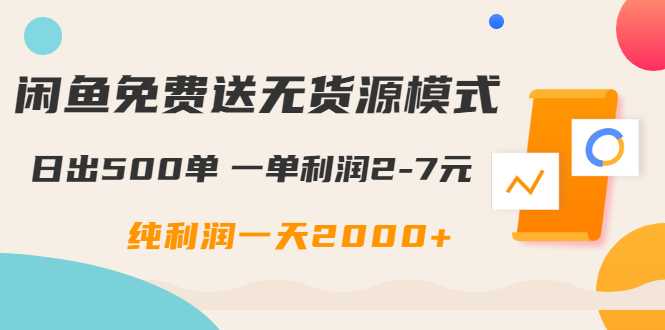 图片[1]-闲鱼免费送无货源模式是如何日出500单的？一单利润2-7元 纯利润一天2000+ - 中创网-中创网
