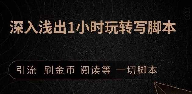 图片[1]-引流脚本实战课：1小时深入浅出视频实操讲解，教你0基础学会写引流脚本 - 中创网-中创网