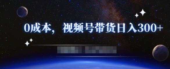 零基础视频号带货赚钱项目，0成本0门槛轻松日入300+【视频教程】 - 中创网-中创网
