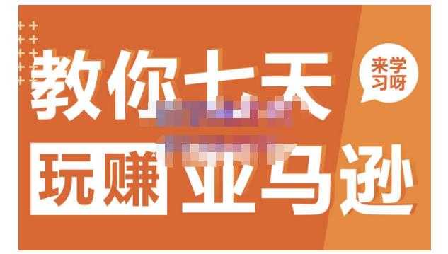 晟尧跨境·教你七天玩赚亚马逊，教你轻松玩赚亚马逊，适合小白学习 - 中创网-中创网