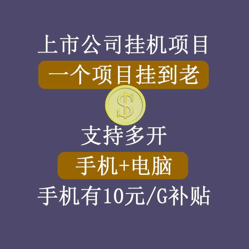 正规挂机项目，支持手机电脑一起挂，支持虚拟机多开，可以挂到老 - 中创网-中创网