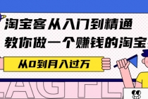 淘宝客从入门到精通，教你做一个赚钱的淘宝客，从0到月入过万 - 中创网-中创网