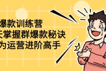 群爆款训练营：8天掌握群爆款秘诀，成为运营进阶高手 - 中创网-中创网
