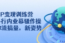 IP变现训练营：N多行内业幕骚作操，教你流搞量，新姿势！ - 中创网-中创网