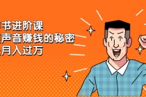 《有声书进阶课，解锁声音赚钱的秘密》轻松月入过万 - 中创网-中创网