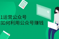 从0-1运营公众号，零基础小白也能上手，教你如何利用公众号赚钱 - 中创网-中创网
