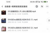 短视频运营实操班，0-1系统教学，7-15天独立运营账号 - 中创网-中创网