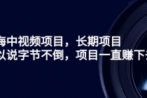 蓝海中视频项目，长期项目，可以说字节不倒，项目一直赚下去！ - 中创网-中创网