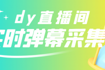 最新版抖音直播间实时弹幕采集【电脑永久版脚本+详细操作教程】 - 中创网-中创网