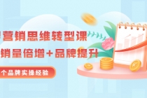 无界营销思维转型课：1000个品牌实操经验，助你销量倍增 - 中创网-中创网