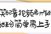 1200万粉丝博主亲授：搞笑配音视频制作，简单易上手，亲测10天2W+粉丝 - 中创网-中创网