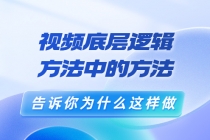 鬼哥短视频底层逻辑，方法中的方法，告诉你为什么这样做 - 中创网-中创网