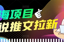 【高端精品】外面收费6880的小说推文拉新项目，个人工作室可批量做 - 中创网-中创网
