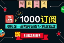 油管涨粉教程：一星期内获得1000真实粉丝，免费且快速的方法 操作简单 - 中创网-中创网