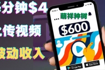 只需要上传视频然后每分钟赚4美元项目：详细操作步骤，新手也可操作 - 中创网-中创网