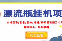 外面收费688的漂流瓶全自动挂机项目，号称单窗口稳定每天收益100+ - 中创网-中创网