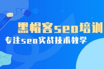 某收费培训课：黑帽客seo培训，专注seo实战技术教学！ - 中创网-中创网