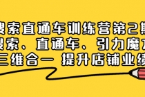 搜索直通车训练营第2期：搜索、直通车、引力魔方三维合一 提升店铺业绩！ - 中创网-中创网