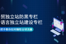 外贸独立站防黑专栏+多语言独立站建设专栏，手把手教你如何赚取全球流量 - 中创网-中创网