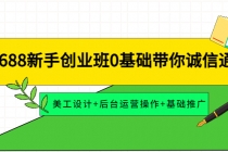 1688新手创业班0基础带你诚信通：美工设计+后台运营操作+基础推广 - 中创网-中创网