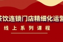 《茶饮连锁门店精细化运营》线上系列课程，茶饮门店经营必备课程-价值458元 - 中创网-中创网