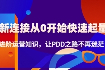 新连接从0开始快速起量：进阶运营知识，让PDD之路不再迷茫！ - 中创网-中创网