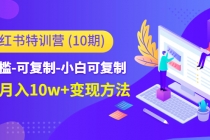 小红书特训营低门槛-可复制-小白可复制-独家月入10w+变现方法 - 中创网-中创网