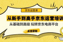 从新手到高手京东运营培训：从基础到高级 玩转京东电商平台(无中创水印) - 中创网-中创网