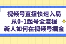 视频号直播快速入局：从0-1起号全流程，新人如何在视频号掘金！ - 中创网-中创网