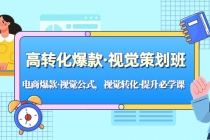 高转化爆款·视觉策划班：电商爆款·视觉公式，视觉转化·提升必学课！ - 中创网-中创网