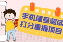 最新抖音爆火的手机尾号测试打分无人直播项目 日赚几百+【打分脚本+教程】 - 中创网-中创网