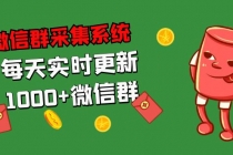 拓客引流必备-微信群采集系统，每天实时更新1000+微信群 - 中创网-中创网