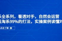 淘系全系列，看透对手，自然会运营，覆盖淘系99%·打法，实操案例读懂对手 - 中创网-中创网