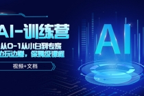 人工智能AI-训练营，从0-1从小白到专家，边玩边赚 保姆级课程 - 中创网-中创网