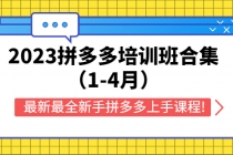 2023拼多多培训班合集，最新最全新手拼多多上手课程! - 中创网-中创网
