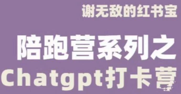 图片[1]-谢无敌ChatGPT打卡营，教你更好地使用ChatGPT来提高工作效率 - 中创网-中创网