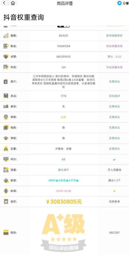 图片[2]-外面收费288的安卓版抖音权重查询工具，直播必备礼物收割机【软件+详细教程】 - 中创网-中创网