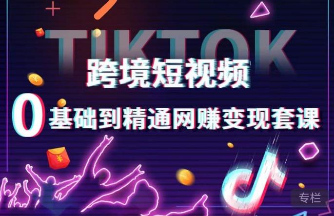 图片[1]-跨境短视频TIKTOK 0基础到精通网赚变现套课，跨境短视频独立站带货变现技巧 - 中创网-中创网