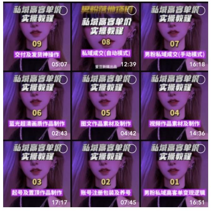 图片[4]-【男粉落地项目】零基础玩转男粉短视频转私域日产500+，2023男粉高客单价实操教程 - 中创网-中创网