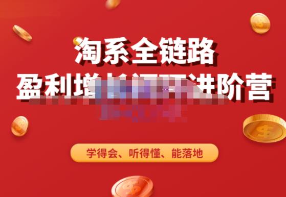 图片[1]-淘系全链路盈利增长闭环进阶营，融合全店动销，学得会、听得懂、能落地！ - 中创网-中创网