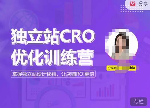 独立站CRO优化训练营，掌握独立站设计秘籍，打造高转化的独立站，让店铺ROI翻倍 - 中创网-中创网
