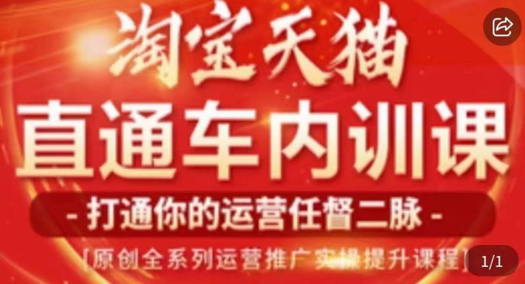 图片[1]-天问电商·2023淘宝天猫直通车内训课，零基础学起直通车运营实操课程 - 中创网-中创网