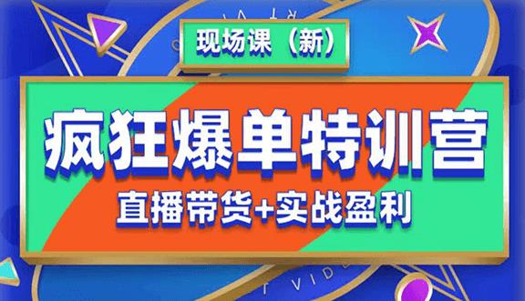 抖音短视频疯狂爆单特训营现场课（新）直播带货+实战案例 - 中创网-中创网