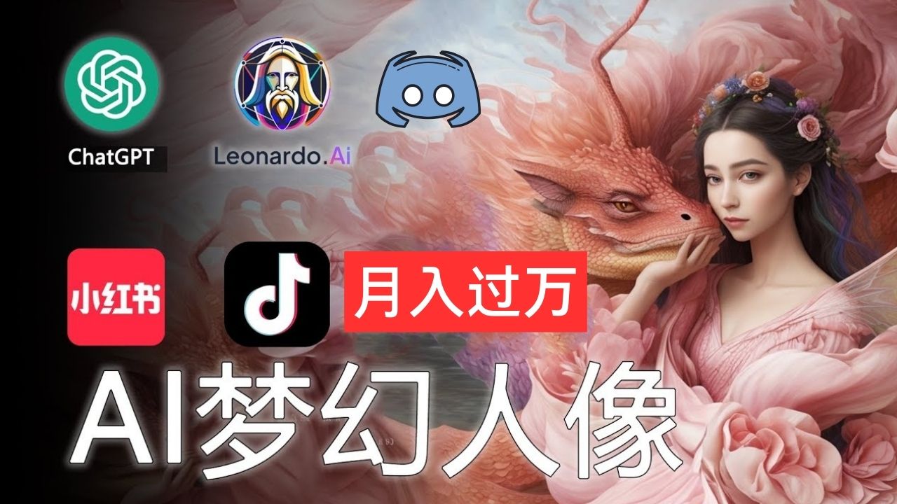 图片[1]-AI摄影梦幻人像：零基础也能月入过万的秘密 - 中创网-中创网