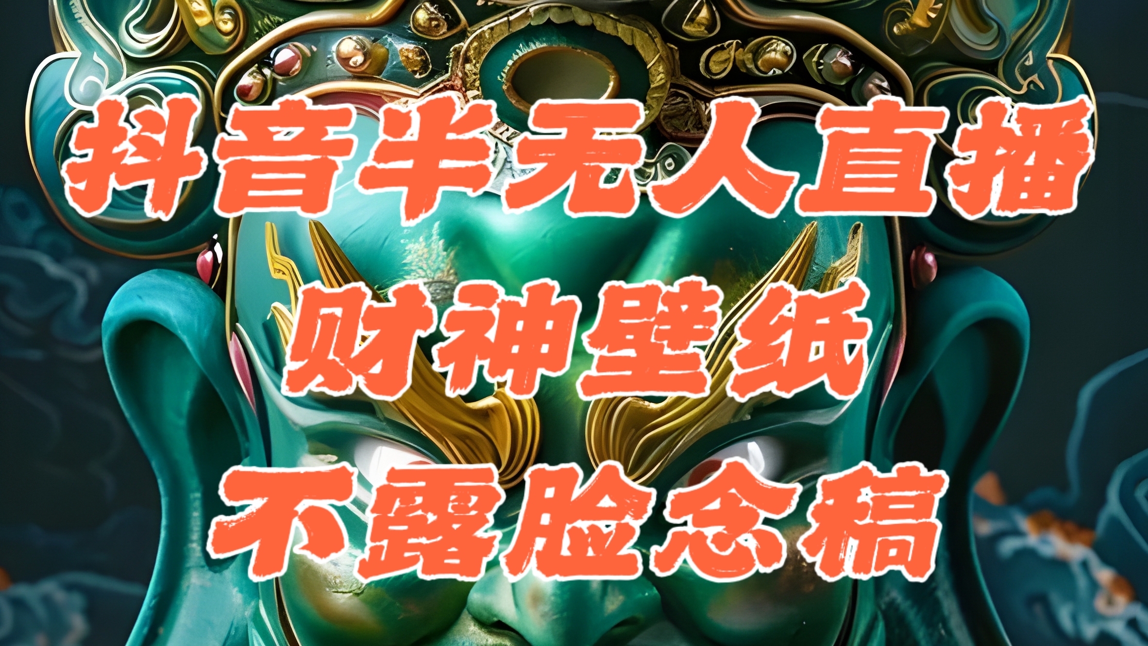 图片[1]-抖音半无人直播公会素材撸音浪，生肖财神AI图直播不露脸读稿，单日1000+ - 中创网-中创网