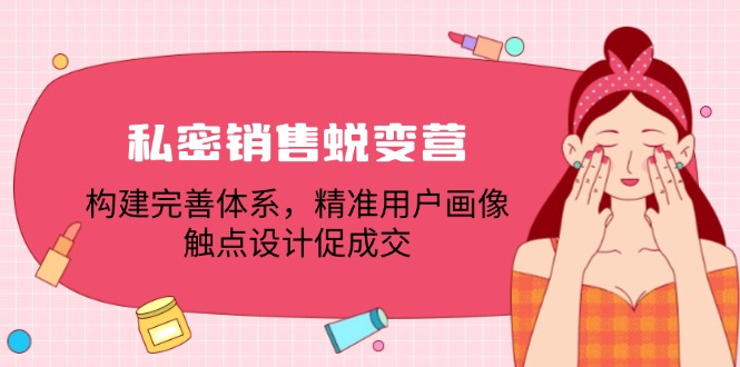 私密销售蜕变营：构建完善体系，精准用户画像，触点设计促成交 - 中创网-中创网